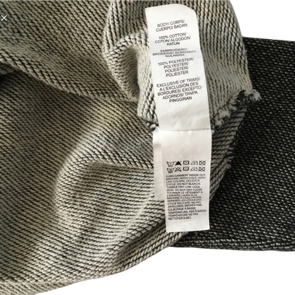 Lucky Brand Lucky Lotus Zip Up Hoodie Sz XS - Picture 5 of 6